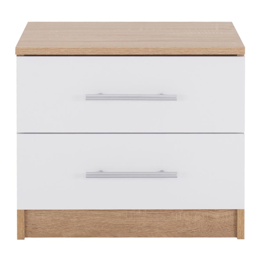 ΚΟΜΟΔΙΝΟ ΜΕΛΑΜΙΝΗΣ HM2220.06 SONAMA - ΛΕΥΚΟ 48x40,5x41,5 εκ.