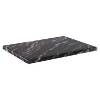 ΕΠΙΦΑΝΕΙΑ ΤΡΑΠΕΖΙΟΥ WERZALIT 120Χ80Χ3.5εκ. BLACK GOLD MARBLE HM5630.15