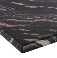 ΕΠΙΦΑΝΕΙΑ ΤΡΑΠΕΖΙΟΥ WERZALIT 120Χ80Χ3.5εκ. BLACK GOLD MARBLE HM5630.15