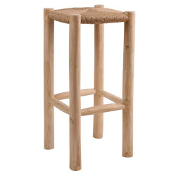 Cazoo Σκαμπώ Bar Teak 35x35x76εκ
