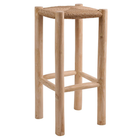Cazoo Σκαμπώ Bar Teak 35x35x76εκ
