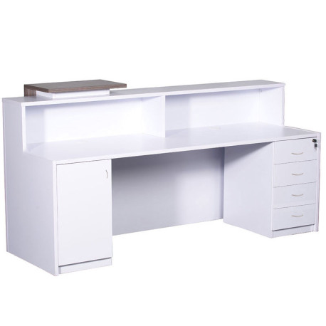 Reception D6521 Μελαμίνης 200x70x76/100/120εκ