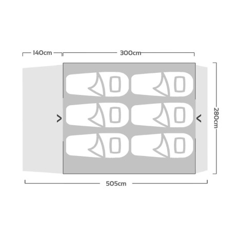 Fast Frame Lumos 6P Tent Block Out Αυτόματη Σκηνή 195Υ