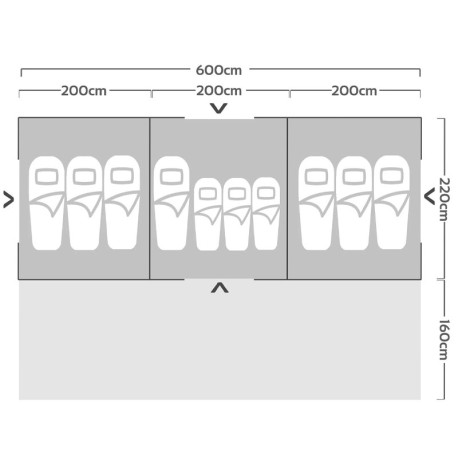 Fast Frame Lumos 10P Tent Block Out Αυτόματη Σκηνή 200Υ