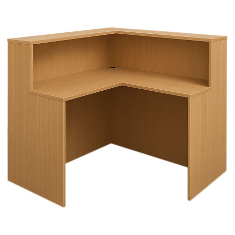 Γωνιακή Reception D6531 Μελαμίνης 160x160x70x76/120εκ