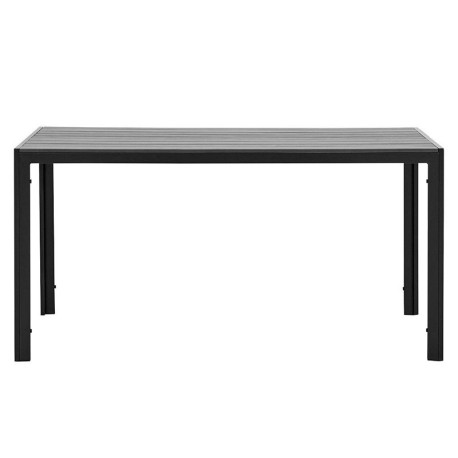 Outfit Τραπέζι Κήπου Αλουμίνιο Πεύκο 150x90x74εκ