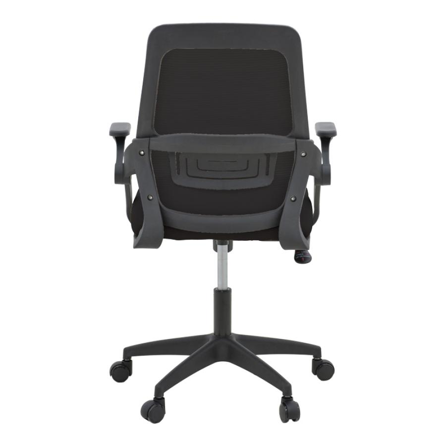 Καρέκλα γραφείου Reji pakoworld mesh ύφασμα μαύρο 58x60x89-99εκ