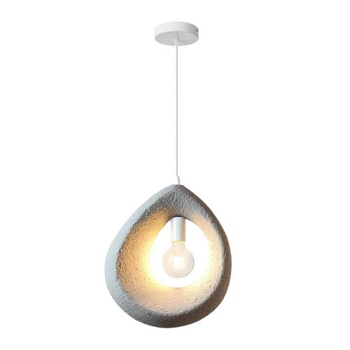 Φωτιστικό οροφής Ferclyn pakoworld E27 ps σε ανοιχτό γκρι 32x24x35εκ