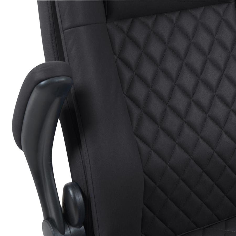 Καρέκλα γραφείου διευθυντη Kesla pakoworld PES μαύρo 65x65x113-121εκ