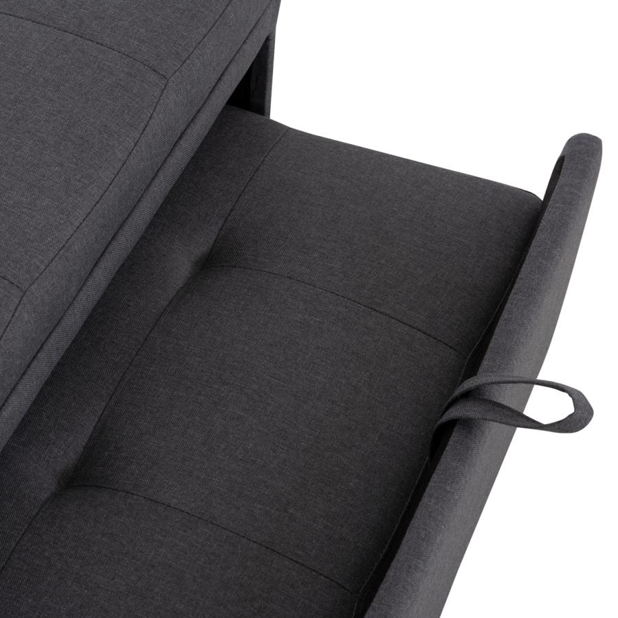 ΠΟΛΥΘΡΟΝΑ-ΚΡΕΒΑΤΙ LIBRE HM3295.01 ΓΚΡΙ ΥΦΑΣΜΑ 75x106x87Υεκ.