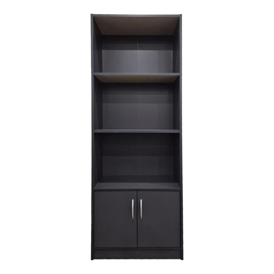 Βιβλιοθήκη Tekaro pakoworld σε ανθρακί απόχρωση 60x29x166εκ
