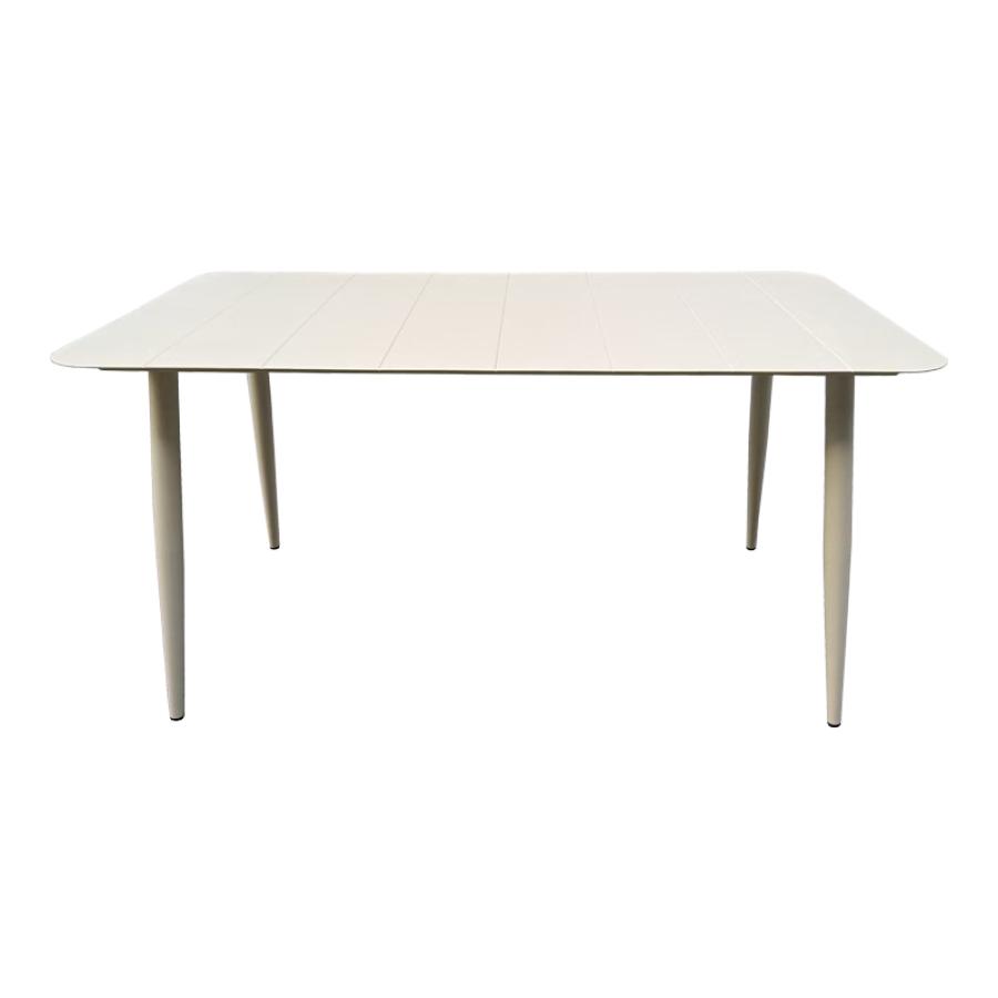 Τραπέζι Vista pakoworld αλουμίνιο σε μπεζ απόχρωση 150x80x72εκ