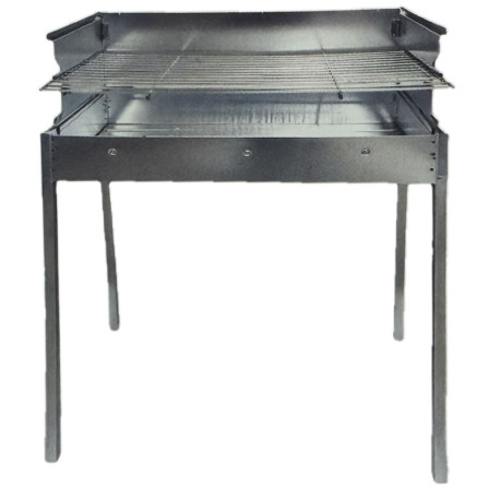 Ψησταριά Γαλβανιζέ Με Σχάρα Διώροφη 67x30x67εκ