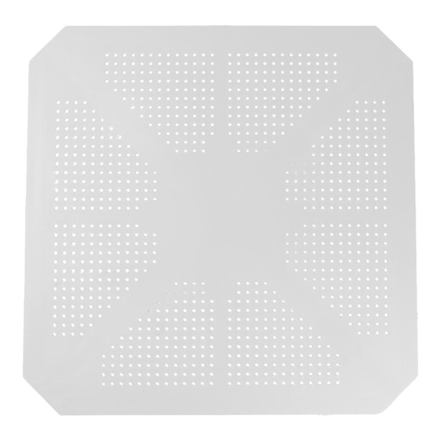 Τραπέζι Icon pakoworld PP σε λευκή απόχρωση 80x80x74.5εκ