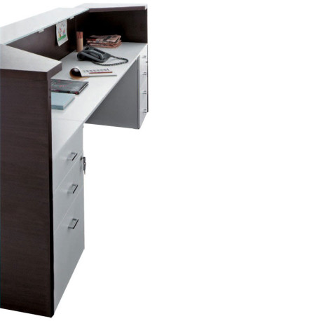 Reception D2083 Μελαμίνης 250x30/70x76/120εκ