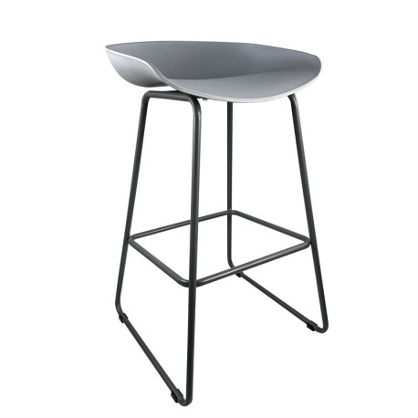 Σκαμπό Bar ArteLibre VICTORY PP/Μέταλλο 43x42x85cm