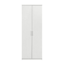 Ντουλάπα Δίφυλλη ArteLibre REIDUN Λευκό Μοριοσανίδα 60x50x195