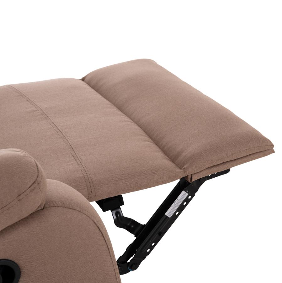 ΠΟΛΥΘΡΟΝΑ RELAX DIONI HM3296.03 ΜΠΕΖ ΥΦΑΣΜΑ 85x90x100Υεκ.