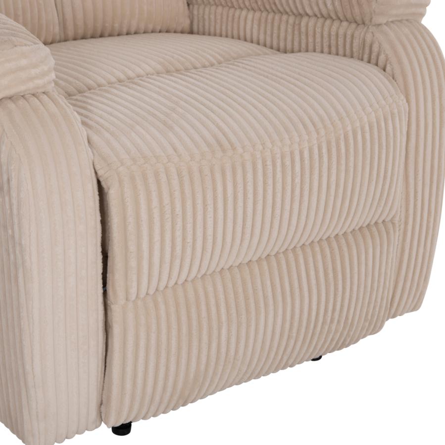 ΠΟΛΥΘΡΟΝΑ RELAX DIONI HM3296.12 ΜΠΕΖ ΡΙΓΕ ΥΦΑΣΜΑ 85x90x100Υεκ.