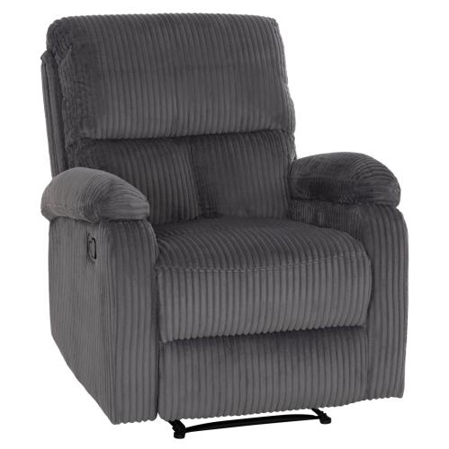 ΠΟΛΥΘΡΟΝΑ RELAX DIONI HM3296.11 ΓΚΡΙ ΡΙΓΕ ΥΦΑΣΜΑ 85x90x100Υεκ.