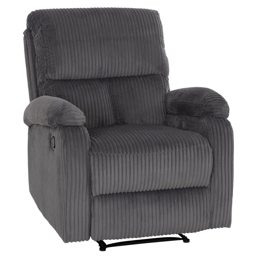 ΠΟΛΥΘΡΟΝΑ RELAX DIONI HM3296.11 ΓΚΡΙ ΡΙΓΕ ΥΦΑΣΜΑ 85x90x100Υεκ.