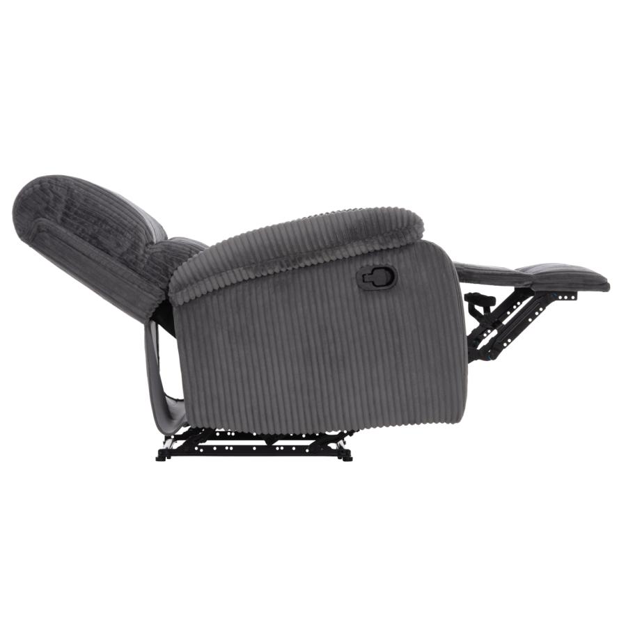 ΠΟΛΥΘΡΟΝΑ RELAX DIONI HM3296.11 ΓΚΡΙ ΡΙΓΕ ΥΦΑΣΜΑ 85x90x100Υεκ.