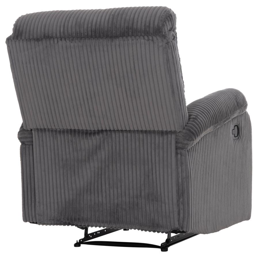 ΠΟΛΥΘΡΟΝΑ RELAX DIONI HM3296.11 ΓΚΡΙ ΡΙΓΕ ΥΦΑΣΜΑ 85x90x100Υεκ.