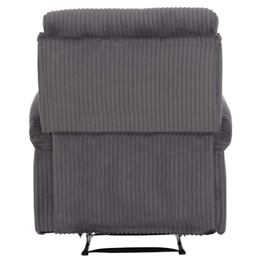ΠΟΛΥΘΡΟΝΑ RELAX DIONI HM3296.11 ΓΚΡΙ ΡΙΓΕ ΥΦΑΣΜΑ 85x90x100Υεκ.