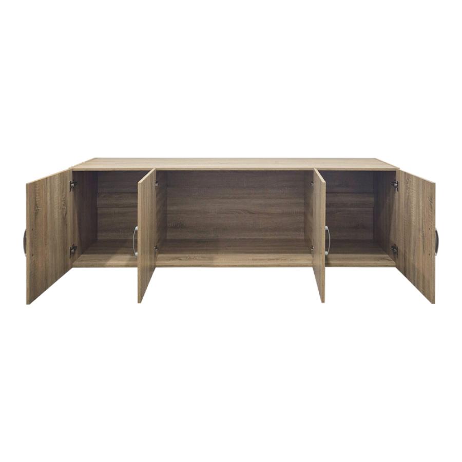 Πατάρι ντουλάπας τετράφυλλο Alvia pakoworld sonoma 200x51x60εκ