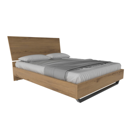 Ναυσικά Κρεβάτι Μελαμίνης Υπέρδιπλο 190x215x110εκ Για Στρώμα 180x200