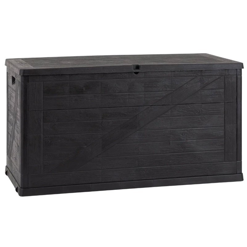 Wood Πλαστικό Μπαούλο Αποθήκευσης 420lt 120x56x63εκ