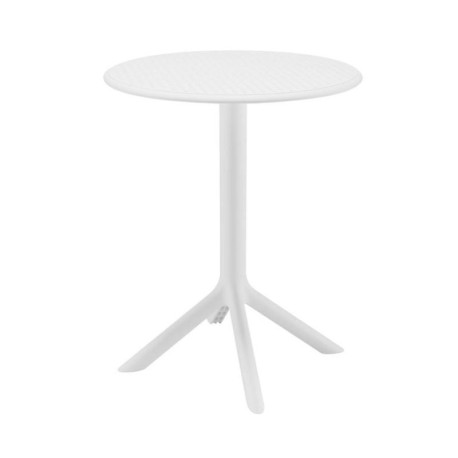 MODA-H Τραπέζι Κήπου - Βεράντας, PP - UV Protection, Απόχρωση Άσπρο - vougioukas.gr