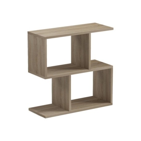 Βοηθητικό τραπέζι-βιβλιοθήκη Wesmol pakoworld sonoma 50x20x50εκ - vougioukas.gr