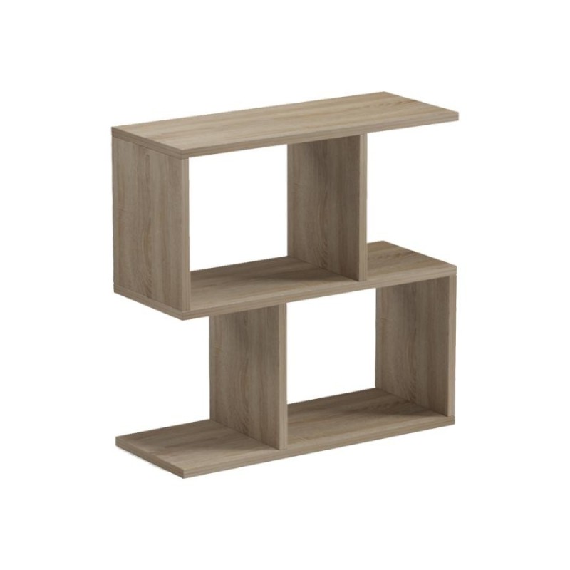 Βοηθητικό τραπέζι-βιβλιοθήκη Wesmol pakoworld sonoma 50x20x50εκ - vougioukas.gr