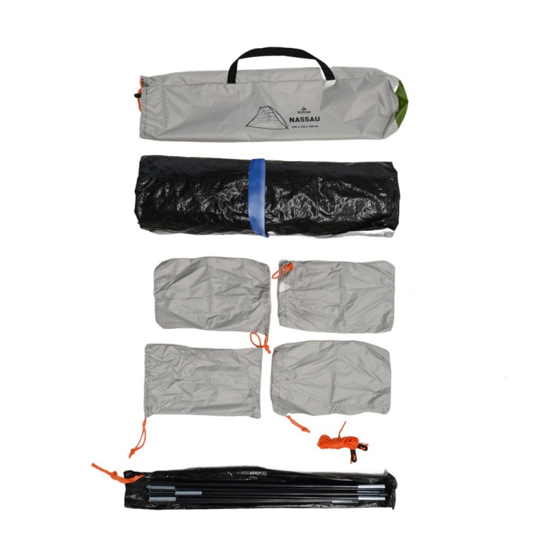 Nassau Σκίαστρο Παραλίας Grasshoppers 250x120x120εκ