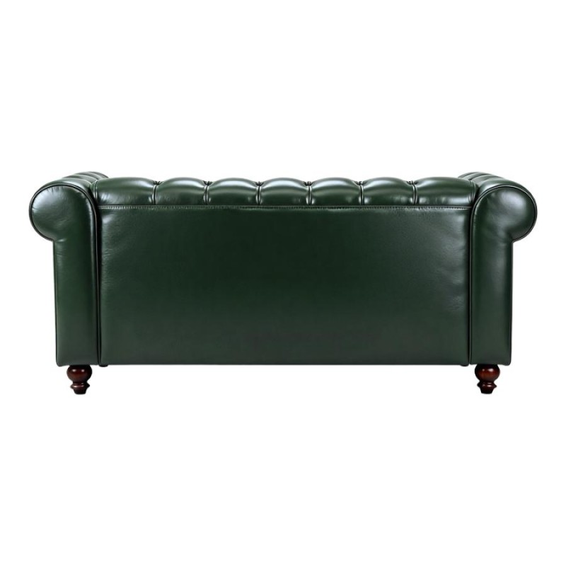 Kαναπές διθέσιος τ. Chesterfield pakoworld pu κυπαρισσί 160x84x67εκ