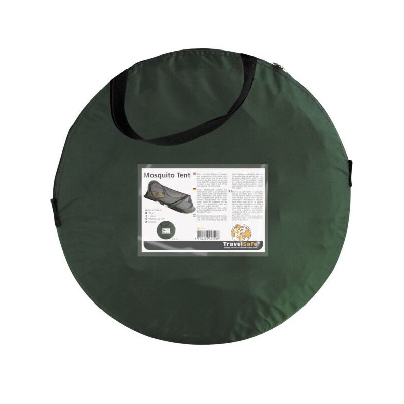 TRAVELSAFE Mosquito Net Tent 1 Person, Pop Up Σκηνή & Κουνουπιέρα, 214 x 70 x 60(ύψος) cm, TS0132