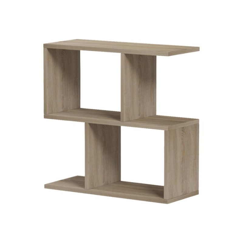 Βοηθητικό τραπέζι-βιβλιοθήκη Wesmol pakoworld sonoma 50x20x50εκ - vougioukas.gr