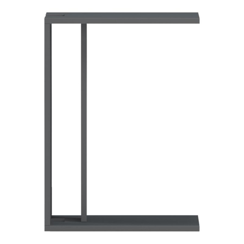 Βοηθητικό τραπέζι Muju pakoworld ανθρακί  30x40x55εκ
