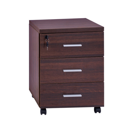 ΣΥΡΤΑΡΙΕΡΑ ΓΡΑΦΕΙΟΥ VANCE ΕΠΑΓΓΕΛΜΑΤΙΚΗ WENGE 40X40X55εκ