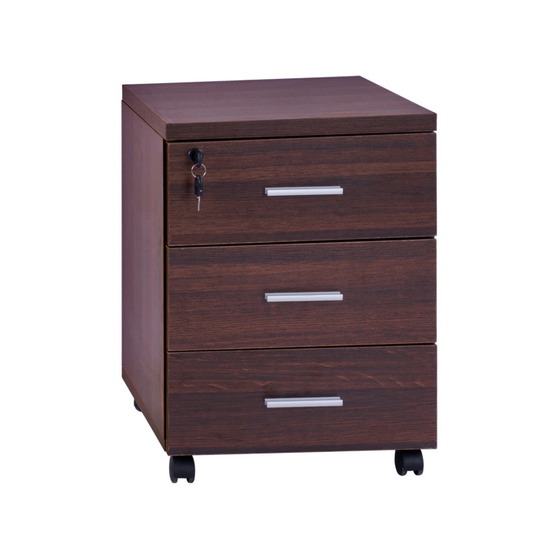 ΣΥΡΤΑΡΙΕΡΑ ΓΡΑΦΕΙΟΥ VANCE ΕΠΑΓΓΕΛΜΑΤΙΚΗ WENGE 40X40X55εκ
