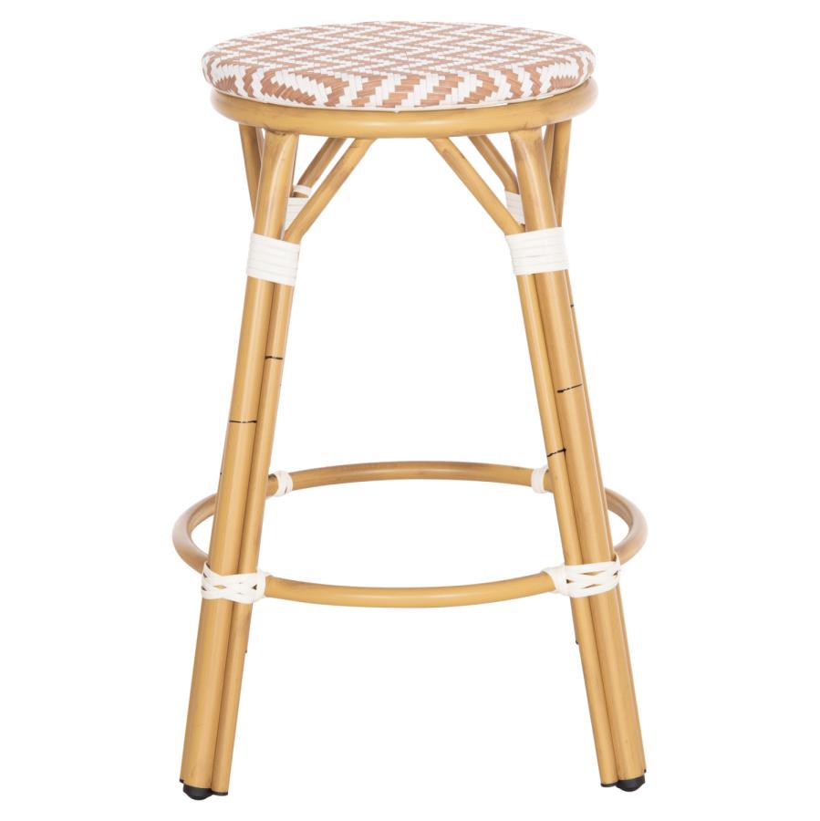 ΣΚΑΜΠΟ ΑΛΟΥΜΙΝΙΟΥ ΜΕΣ.ΥΨΟΥΣ CHINO HM6286.04 BAMBOO LOOK ΦΥΣΙΚΟ & TEXTILENE 43x43x65Υεκ