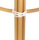 ΣΚΑΜΠΟ ΑΛΟΥΜΙΝΙΟΥ ΜΕΣ.ΥΨΟΥΣ CHINO HM6286.05 BAMBOO LOOK & TEXTILENE ΜΠΛΕ 43x43x65Υεκ