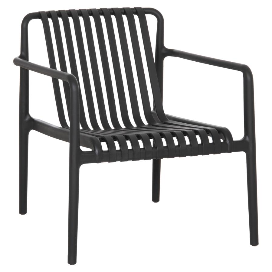 ΠΟΛΥΘΡΟΝΑ LOUNGE ΕΞΩΤ.ΧΩΡΟΥ MALEN HM6626.02 ΜΑΥΡΟ ΠΟΛΥΠΡΟΠΥΛΕΝΙΟ 67x75x75Υεκ