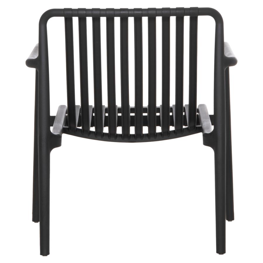 ΠΟΛΥΘΡΟΝΑ LOUNGE ΕΞΩΤ.ΧΩΡΟΥ MALEN HM6626.02 ΜΑΥΡΟ ΠΟΛΥΠΡΟΠΥΛΕΝΙΟ 67x75x75Υεκ