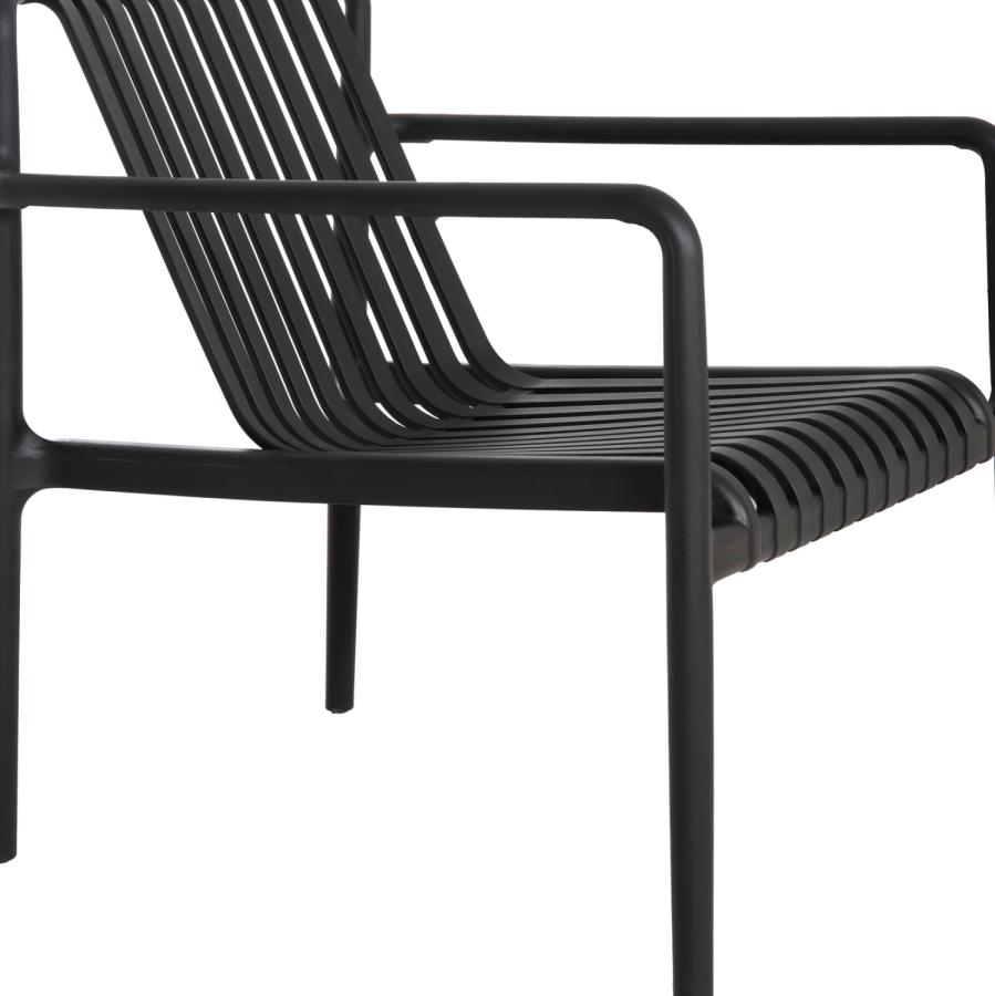 ΠΟΛΥΘΡΟΝΑ LOUNGE ΕΞΩΤ.ΧΩΡΟΥ MALEN HM6626.02 ΜΑΥΡΟ ΠΟΛΥΠΡΟΠΥΛΕΝΙΟ 67x75x75Υεκ