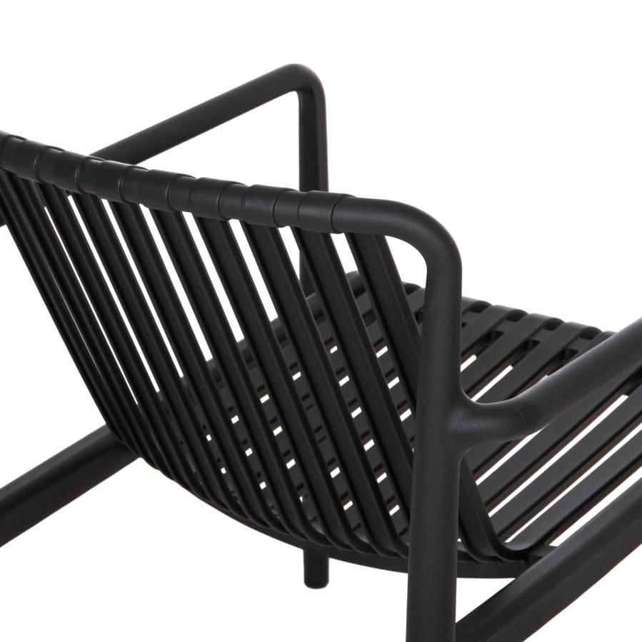 ΠΟΛΥΘΡΟΝΑ LOUNGE ΕΞΩΤ.ΧΩΡΟΥ MALEN HM6626.02 ΜΑΥΡΟ ΠΟΛΥΠΡΟΠΥΛΕΝΙΟ 67x75x75Υεκ