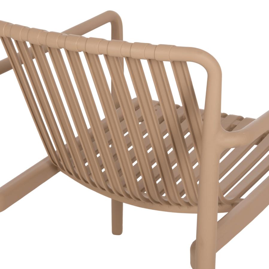 ΠΟΛΥΘΡΟΝΑ LOUNGE ΕΞΩΤ.ΧΩΡΟΥ MALEN HM6626.04 ΚΑΠΟΥΤΣΙΝΟ ΠΟΛΥΠΡΟΠΥΛΕΝΙΟ 67x75x75Υεκ