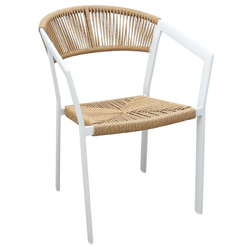 Beluga-R Πολυθρόνα Αλουμινίου Wicker 56x60x80εκ - vougioukas.gr