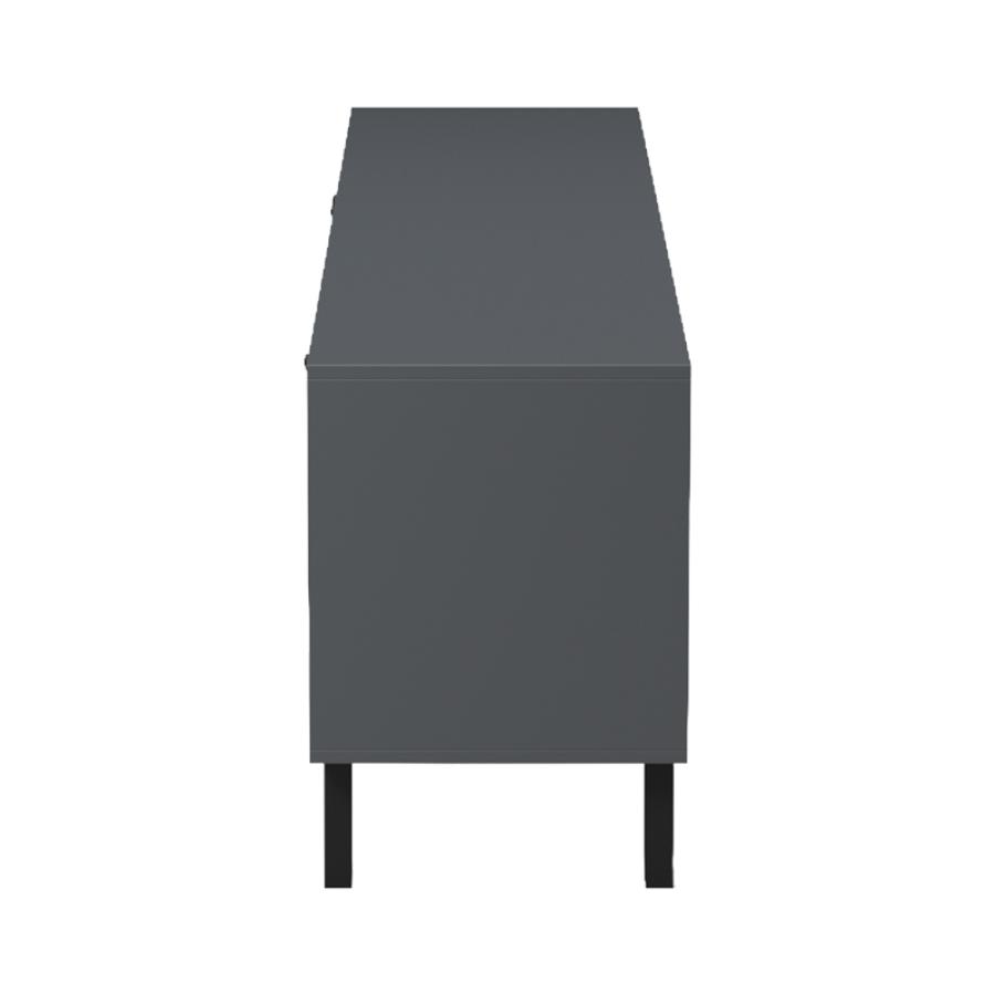 Έπιπλο τηλεόρασης Tuscany pakoworld sonoma-ανθρακί 180x41x51εκ